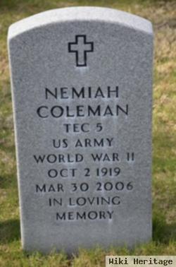 Nemiah "bo" Coleman