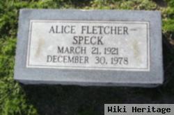 Alice Elizabeth Fletcher Speck