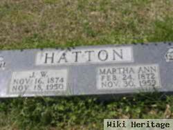 Martha Ann Hatton