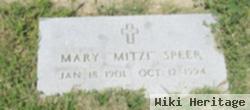 Mary Myrtle "mitzi" Huntley Speer