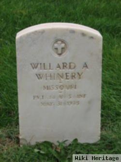 Pvt Willard A. Whinery