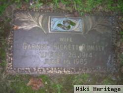 Garnet Pickett Rumsey