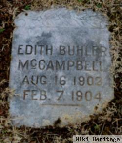 Edith Buhler Mccampbell