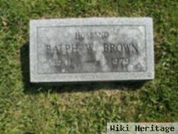 Ralph W Brown