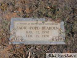 Zadie Elizabeth Pope Bearden