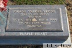 Maj Duane Snyder Stone