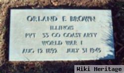 Orland E Brown