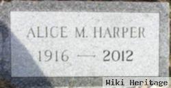 Alice M Brooks Harper