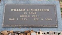 William O Schaeffer