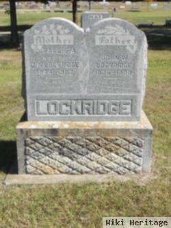 Elizabeth Ann "sallie" Hart Lockridge