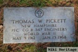 Thomas W Pickett