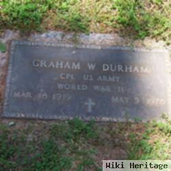 Graham W Durham