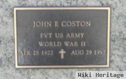 John E Coston