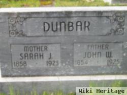 Sarah Jane Hunt Dunbar