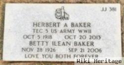 Herbert Allen Baker