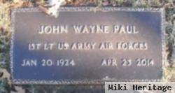 John Wayne Paul