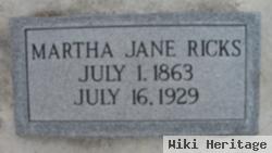 Martha Jane Ricks