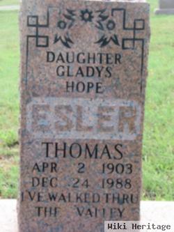 Gladys Hope Esler Thomas