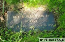 Roy Andrew Ulrickson, Sr