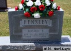 Boston Baker "bob" Hensley, Sr