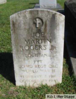 Pvt Joe Martin Rogers, Jr