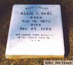 Alexander Christian "allie" Hege