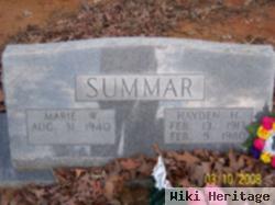 Hayden H Summar