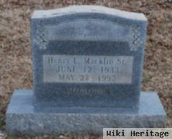 Henry L Macklin, Sr