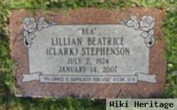 Lillian Beatrice "bea" Clark Stephenson