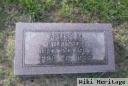 Arlise M. Wilkinson