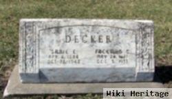 Sadie E. Hurd Decker