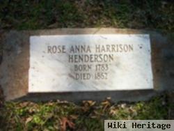 Rose Anna Harrison Henderson