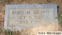Ruby M. Brown