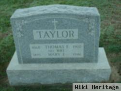 Mary E Conklin Taylor