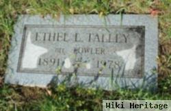 Ethel L. Fowler Talley