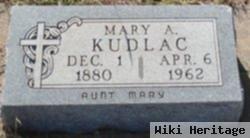 Mary A Kudlac