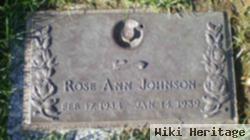Rose Ann Johnson