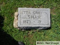 Etta Griffin Shaw