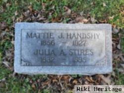 Mattie J Handshy