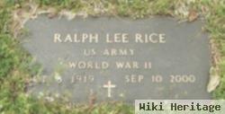 Ralph Lee Rice