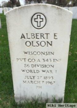 Albert E Olson