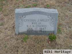 Cynthia J. Miller Coleman