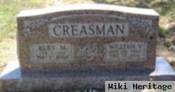 William V Creasman