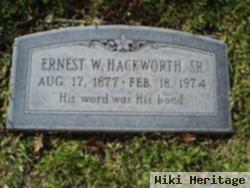 Ernest W Hackworth, Sr