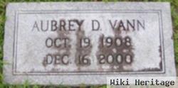 Aubrey D Vann