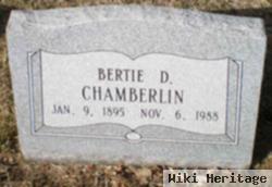 Bertie D Chamberlin