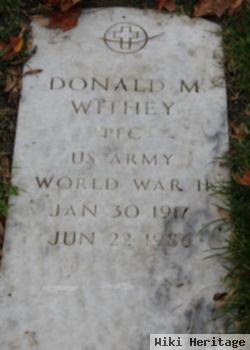 Pfc Donald M Withey