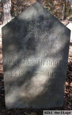 Mary Elizabeth "lizzie" Burden Booth