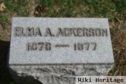 Elma A Ackerson