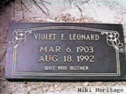 Violet E. Wilson Leonard